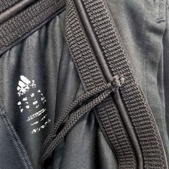 Adidas Men's Track Pants Black XL Drawstring Waistband Side Pocket Polyester - Picture 12 of 16